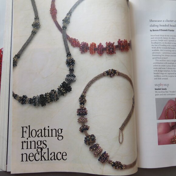 Bead and Button Magazine Creative Ideas For The Art of Beads, Jewelry June 2003 - Picture 10 of 14